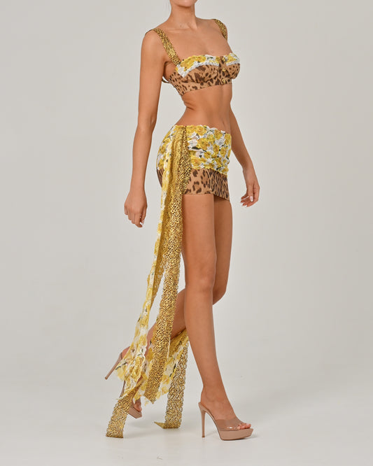 Catia Bralette And Low Waist Mini Set