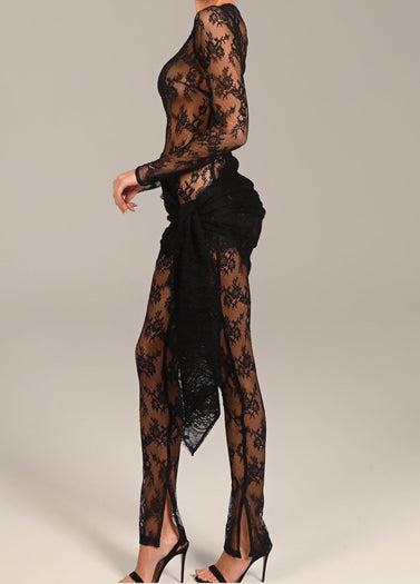 Verity Jumpsuit in Black Sample Sale