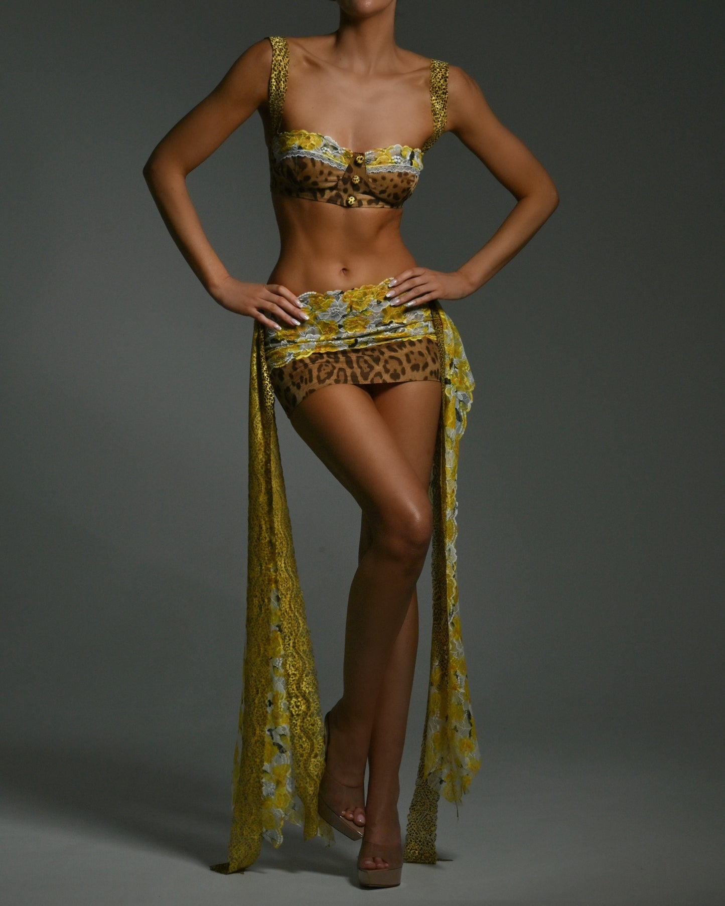 Catia Bralette And Low Waist Mini Set