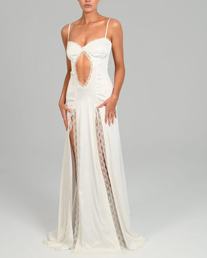Kora Maxi Dress in Ivory