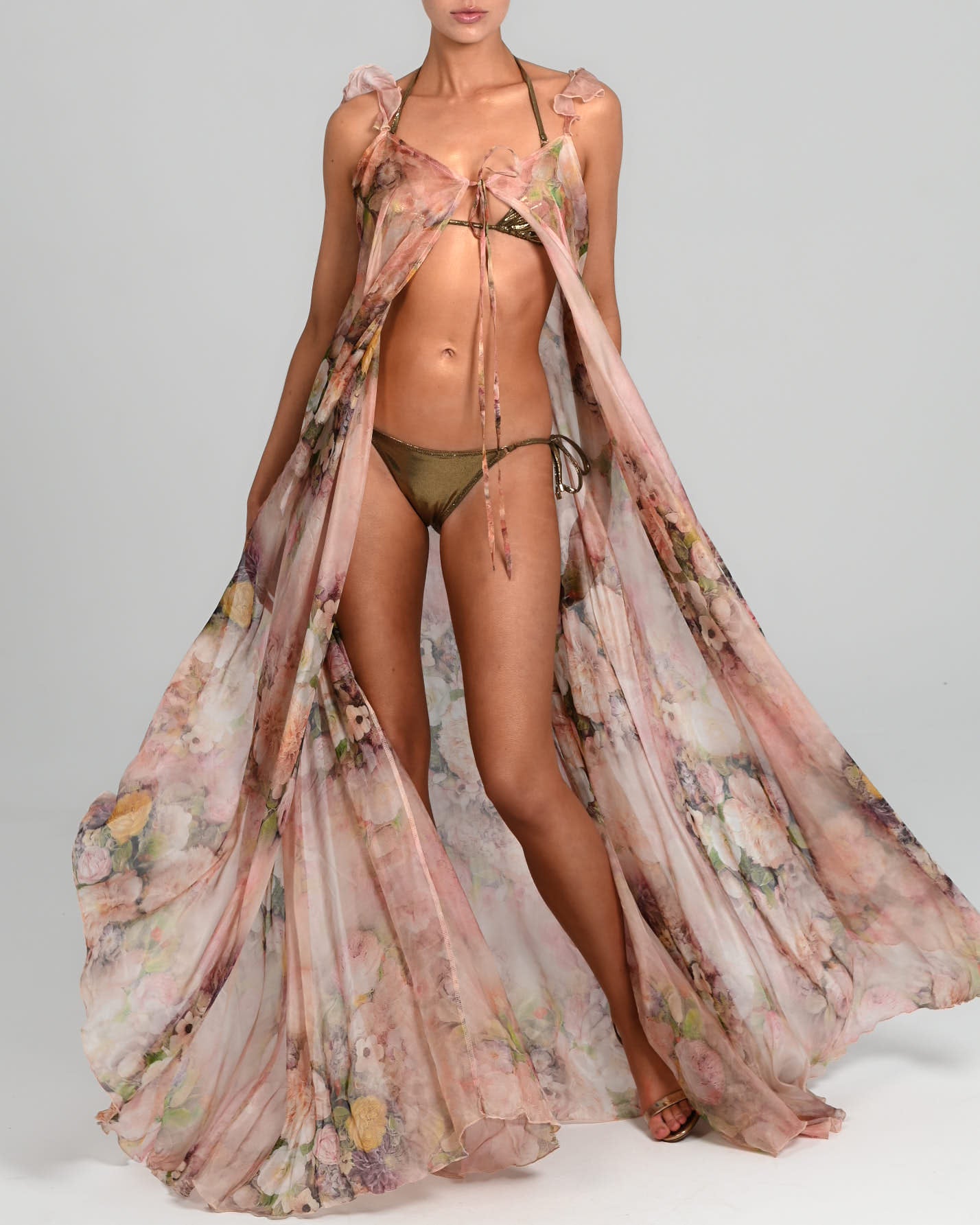 Krista Kaftan in Rose Silk