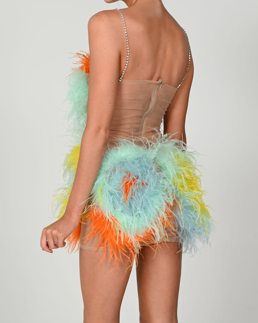 Attia Dress in Festival with Bespoke Net