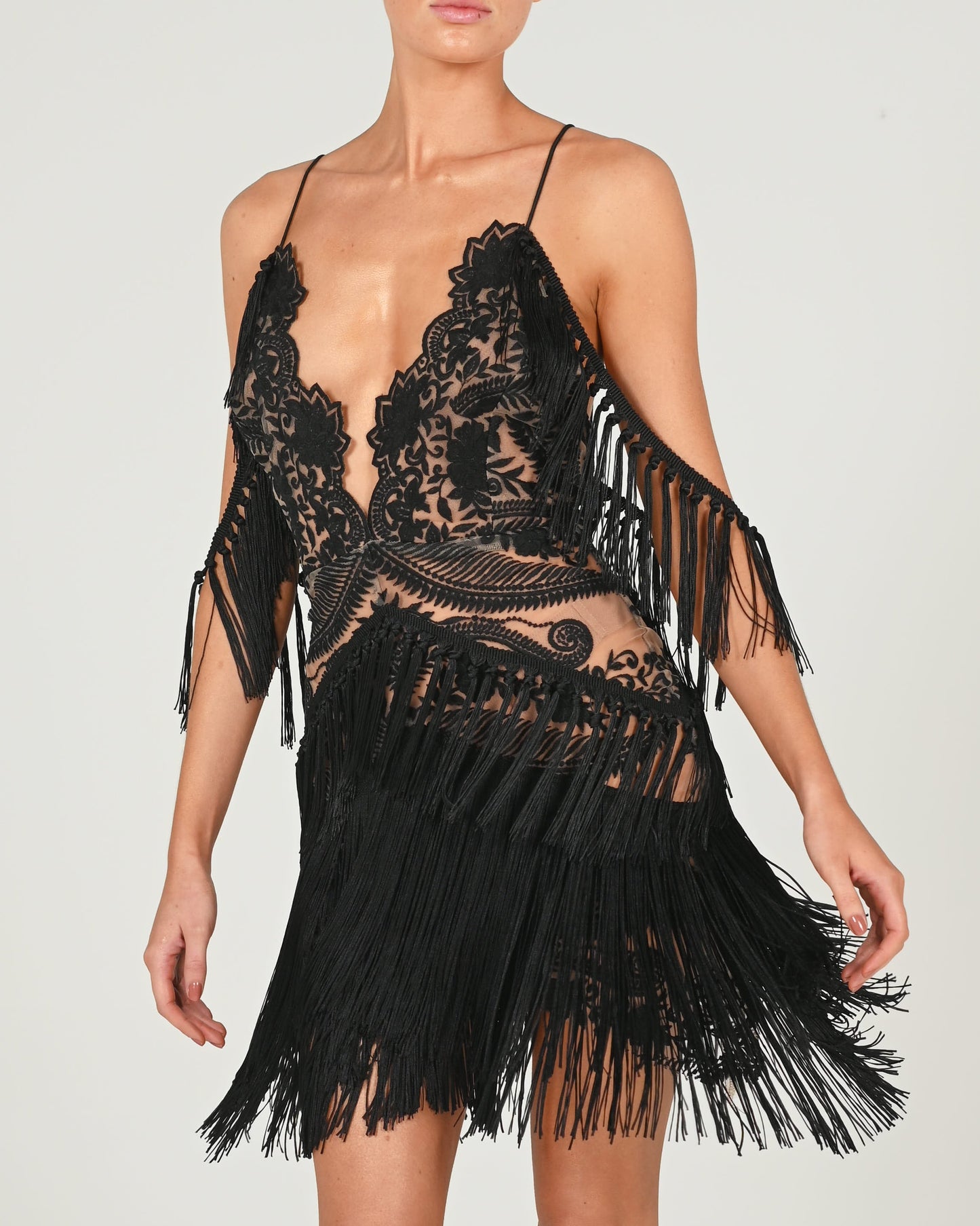 Roma Cami Dress in Black
