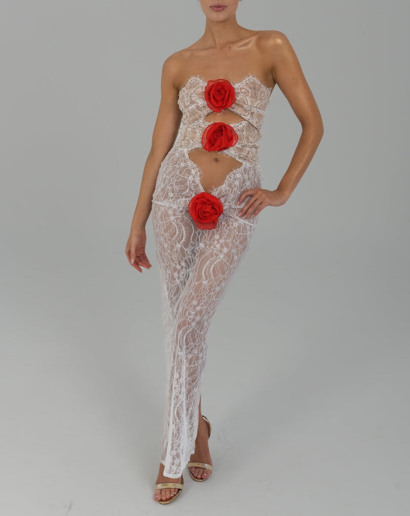 Sophie Maxi Dress in White