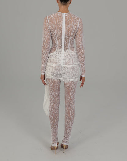 Verity Jumpsuit in White