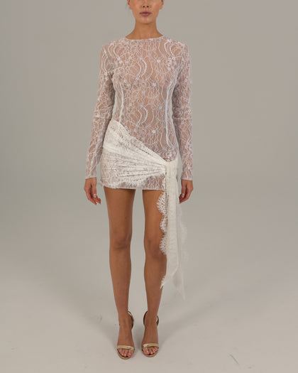 Verity Dress in White