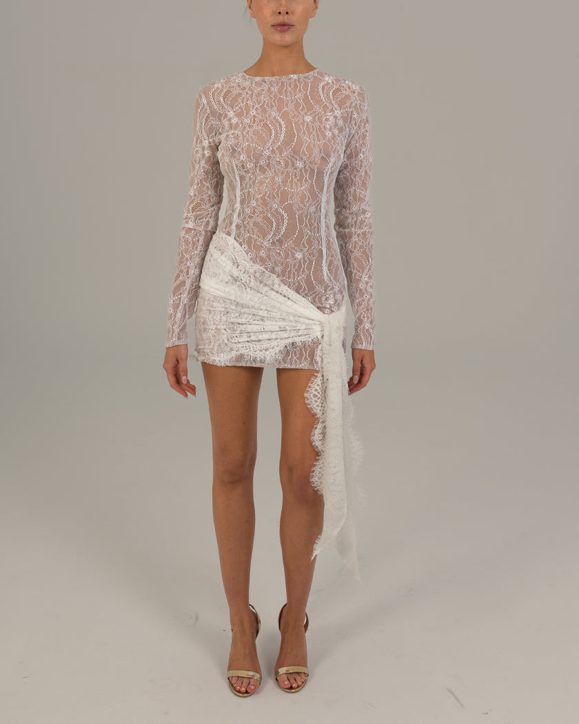 Verity Dress in White
