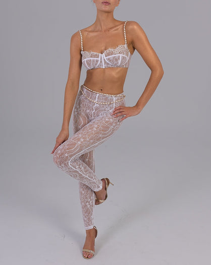 Francesca Leggings in White