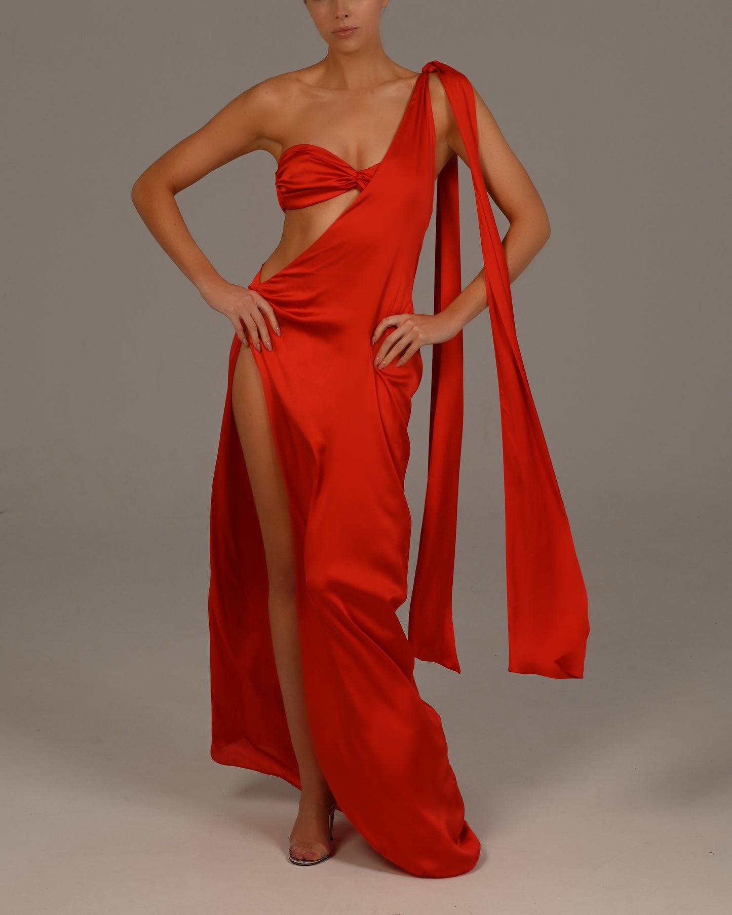 Anthia Maxi Dress in Candy Apple Ready To Ship