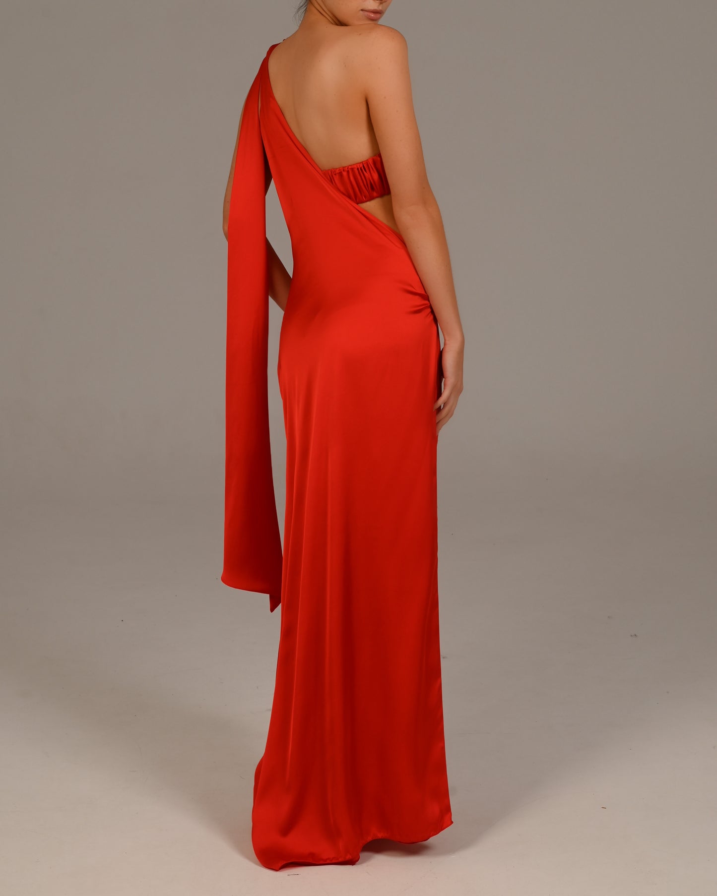 Anthia Maxi Dress in Candy Apple Ready To Ship