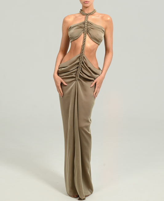 Karlie Maxi Dress in Blondie