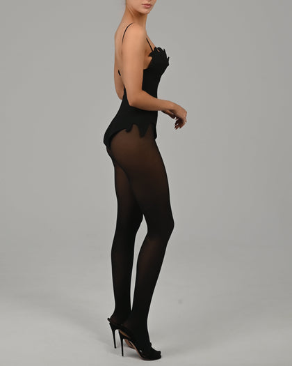 Aurora Romper in Black