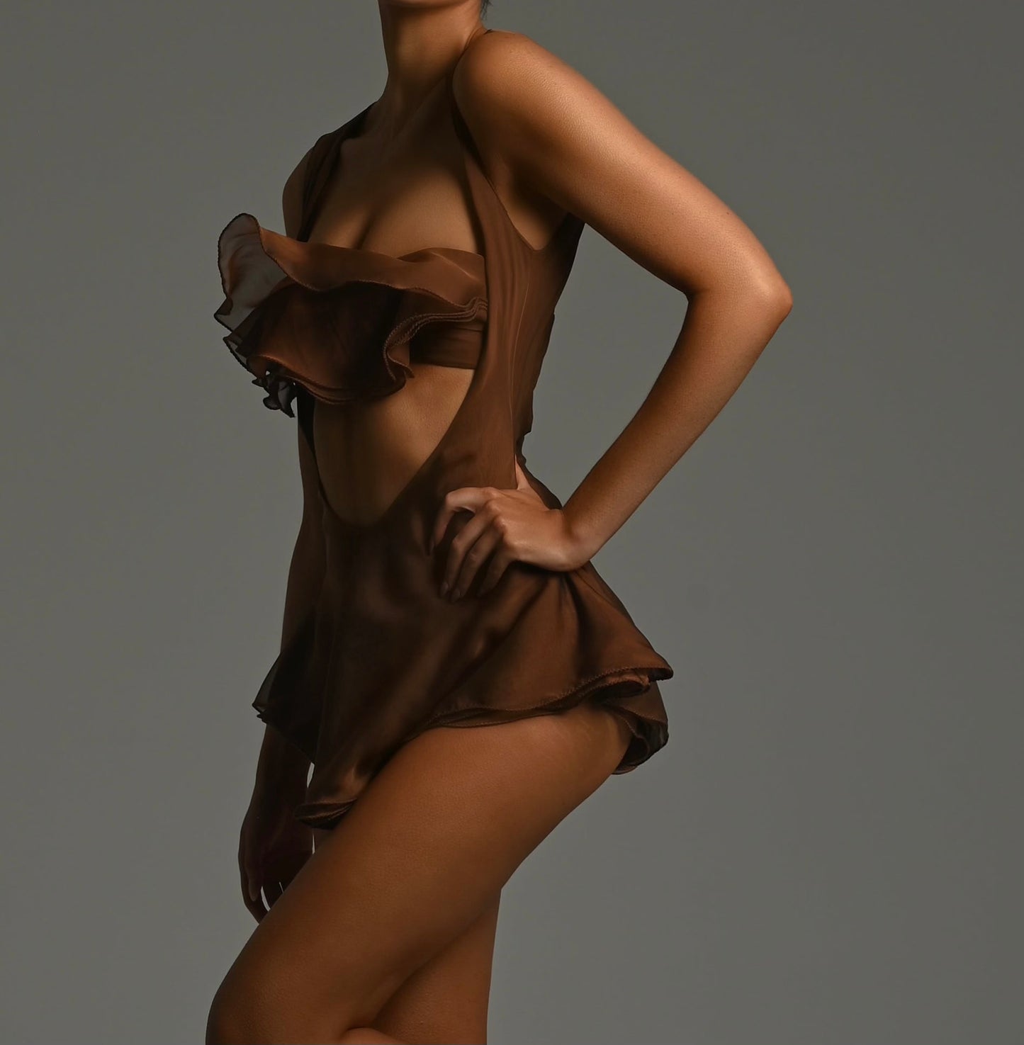 Fleur Mini Dress in Hazel