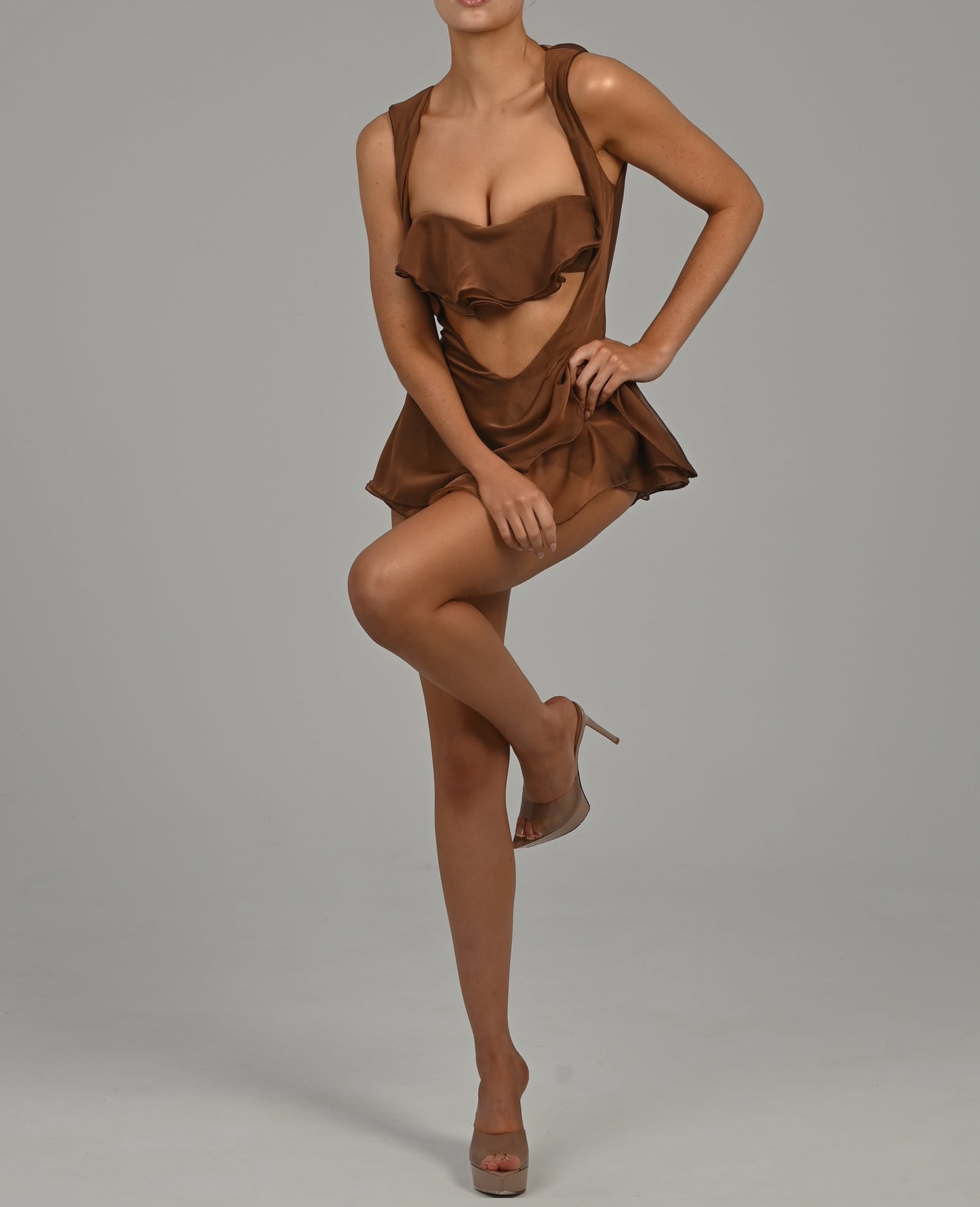 Fleur Mini Dress in Hazel