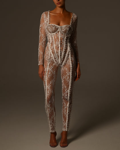 Cici Jumpsuit in White
