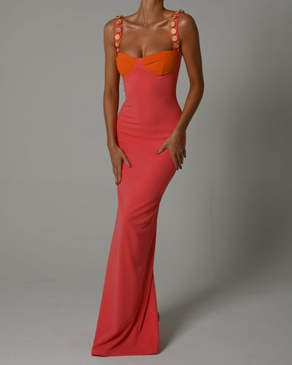 Gigi Maxi Dress in Sunset