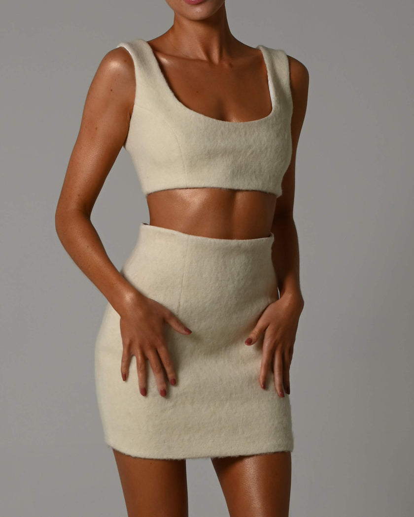 Emily Skirt in Cream