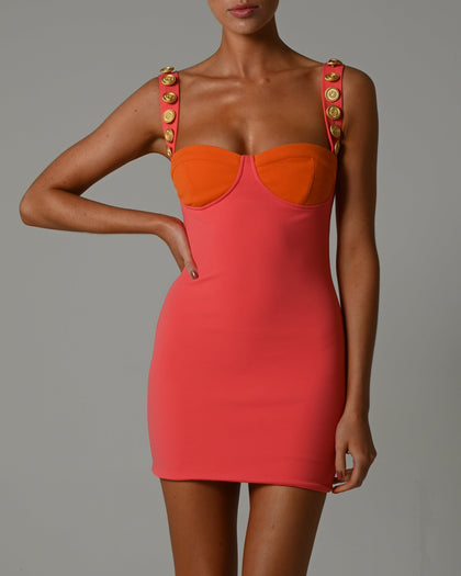 Gigi Mini Dress in Sunset