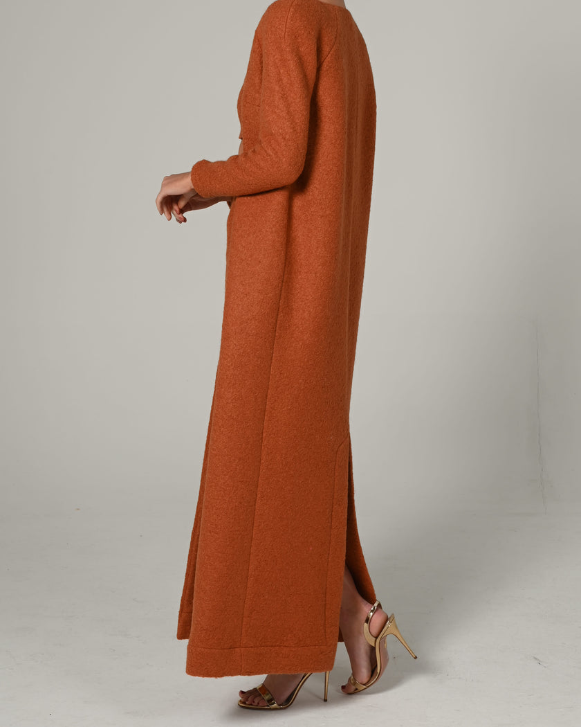 Emily Coat in Chestnut