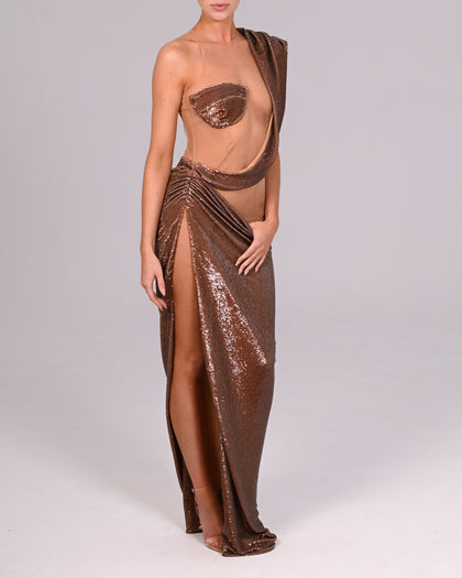 Ares Maxi Dress in Hazel