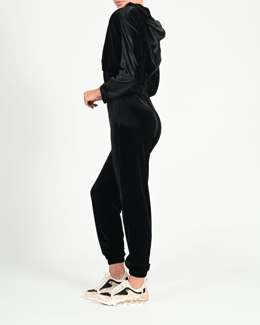 Elle Jacket in Black Velvet