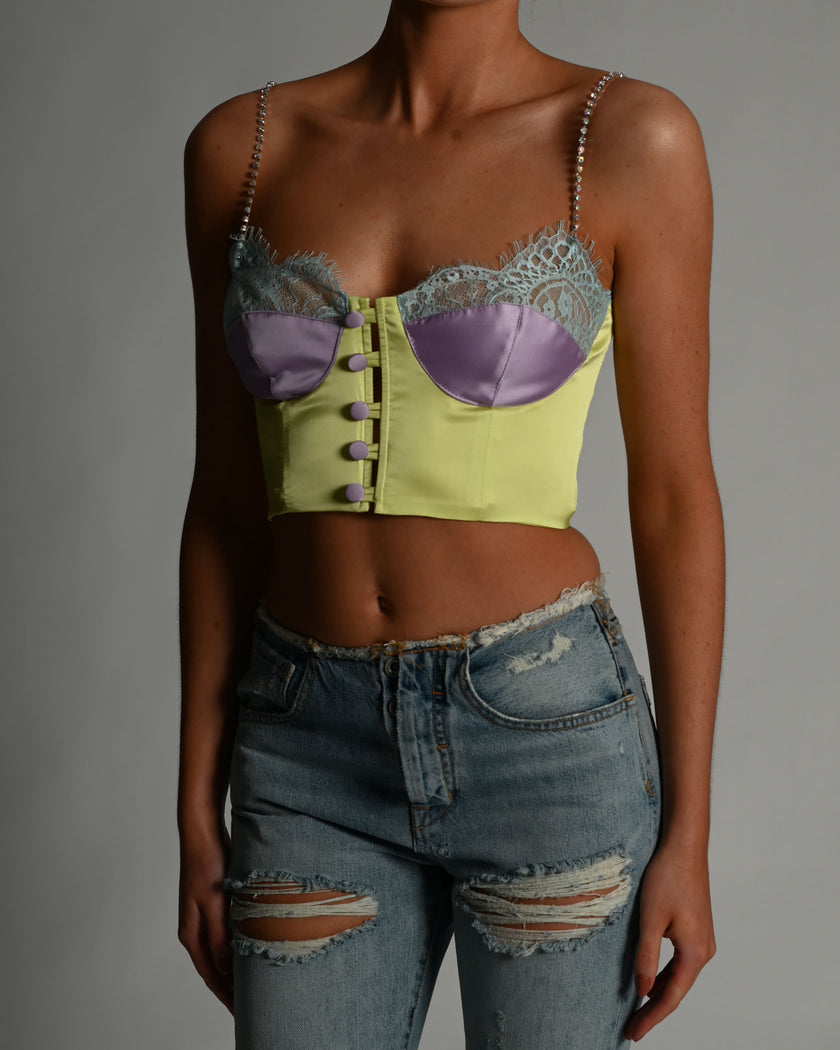 Roxanna Corset in Pastel