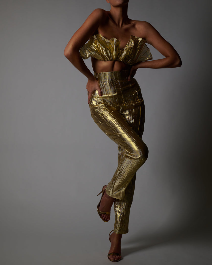 Shelby Trousers in Gold