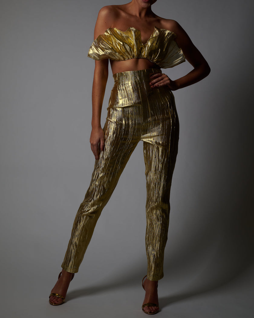 Shelby Trousers in Gold