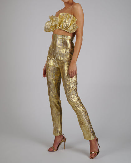 Shelby Trousers in Gold
