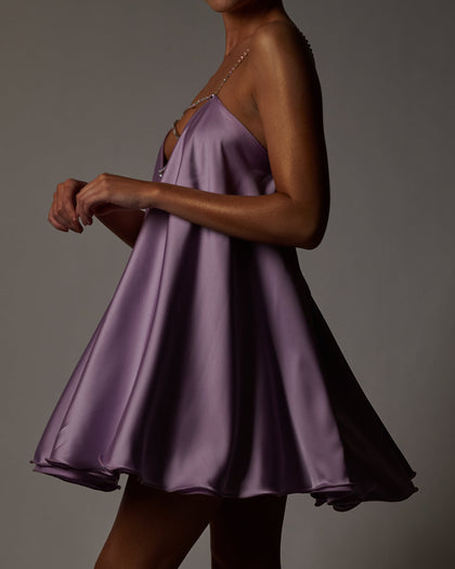 Harmony Swing Dress in Lilac