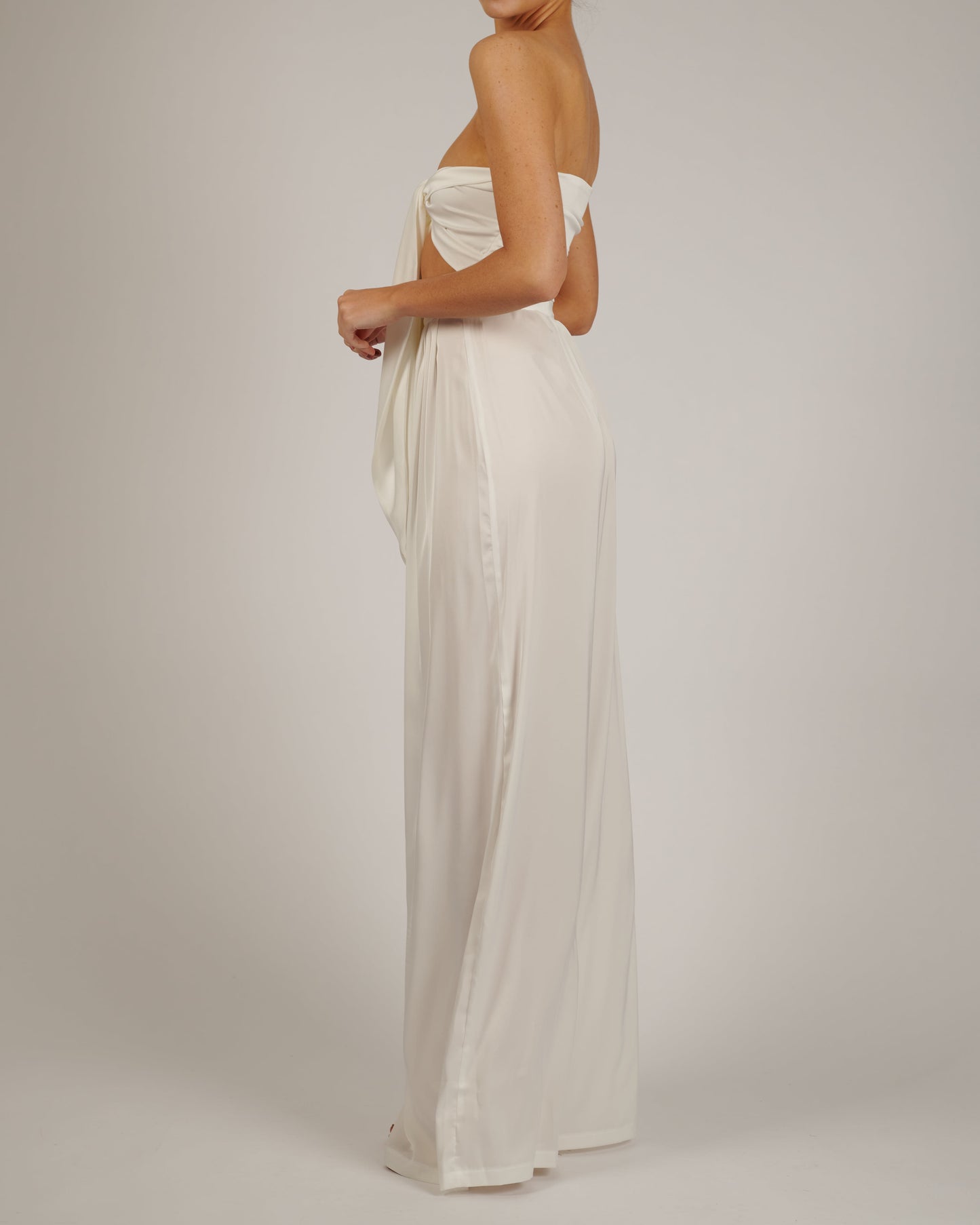 Natasha Trousers in Ivory Sample Sale