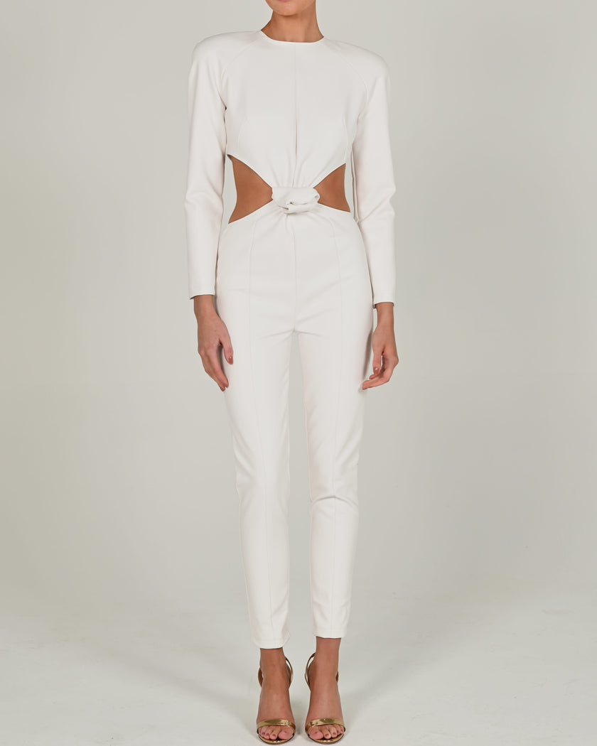 Ziggy Jumpsuit in Ivory