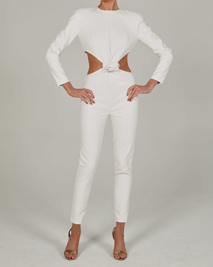 Ziggy Jumpsuit in Ivory