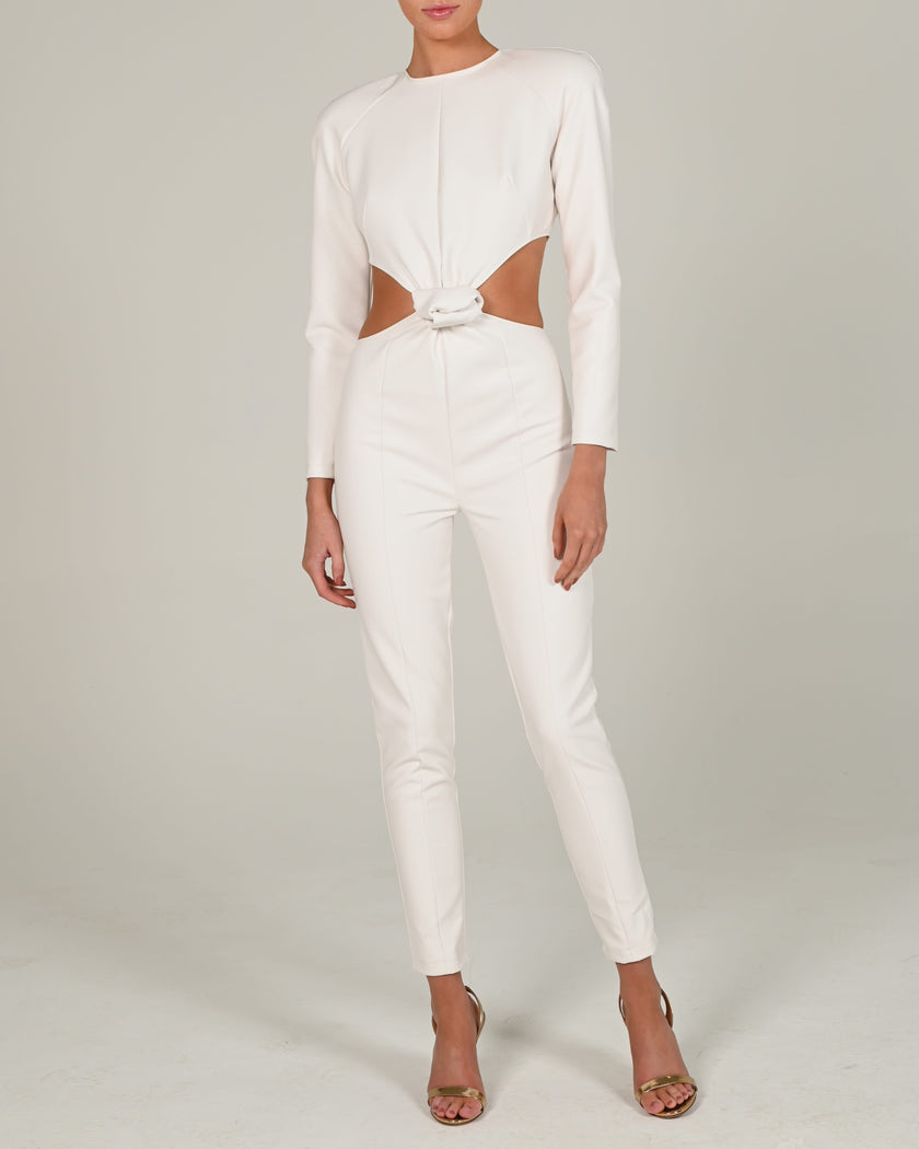 Ziggy Jumpsuit in Ivory