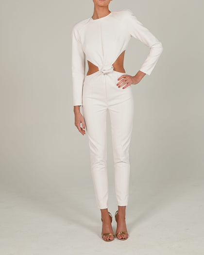 Ziggy Jumpsuit in Ivory