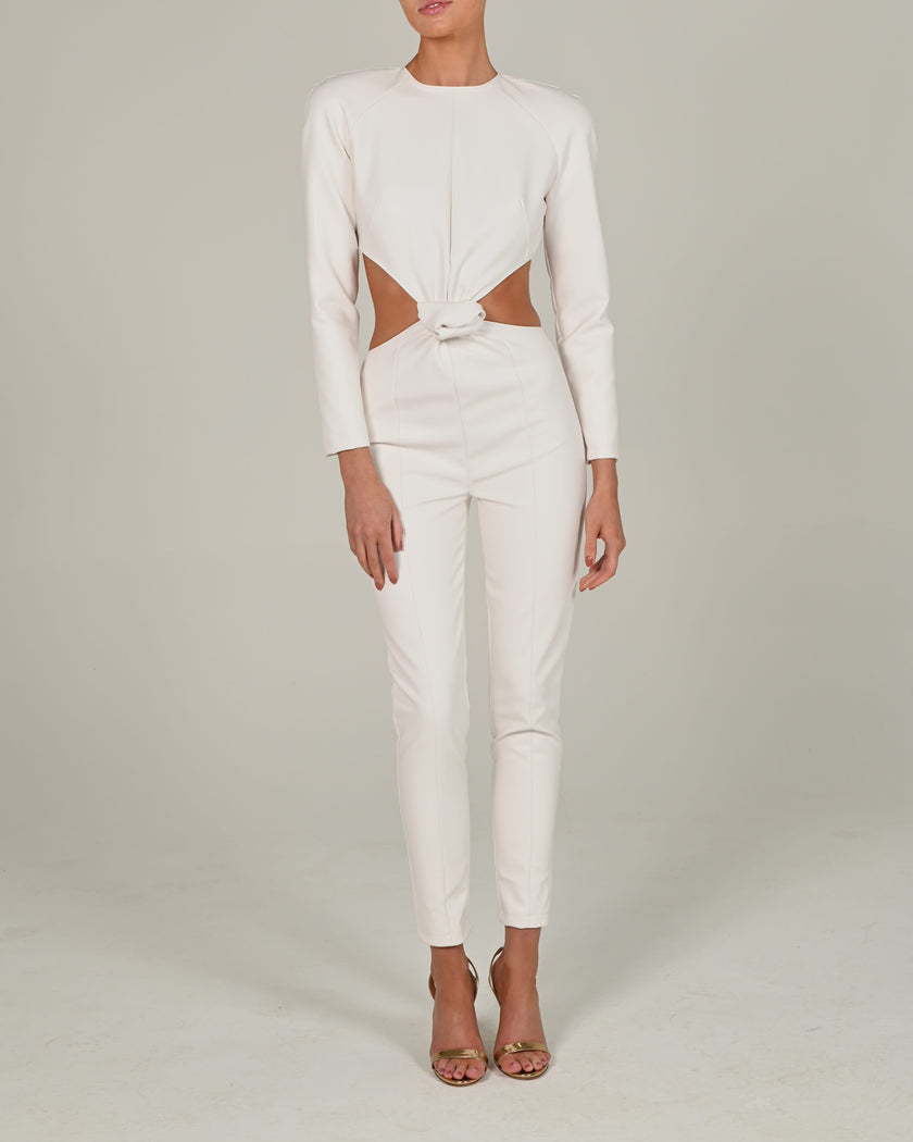 Ziggy Jumpsuit in Ivory