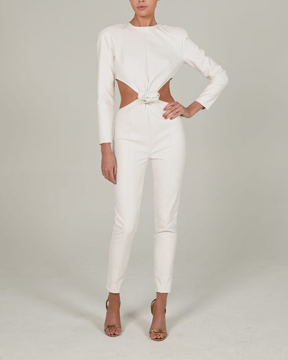 Ziggy Jumpsuit in Ivory