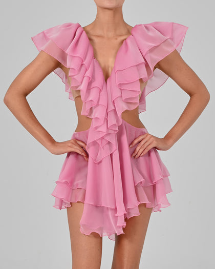 Sara Dress in Sorbet