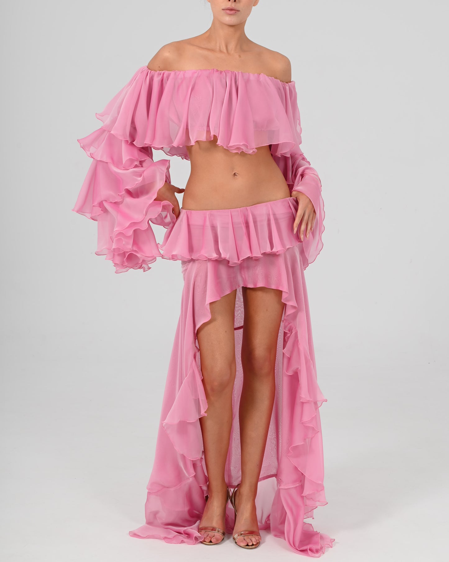 Rebecca Skirt in Sorbet Ready To Ship
