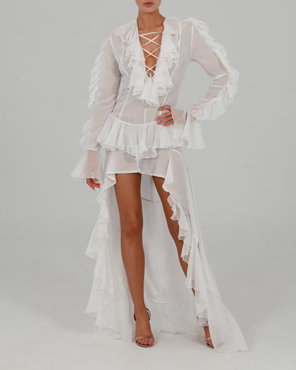 Rebecca Dress in Ivory