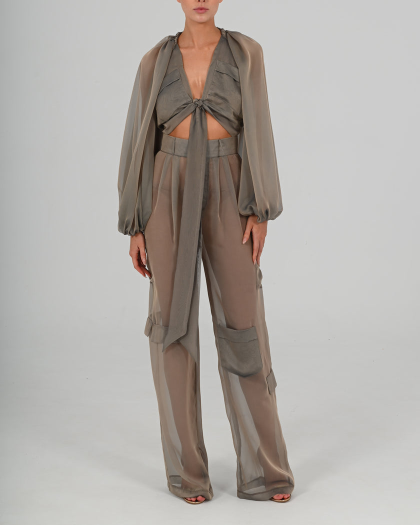 Alex High Waist Trousers in Diesel