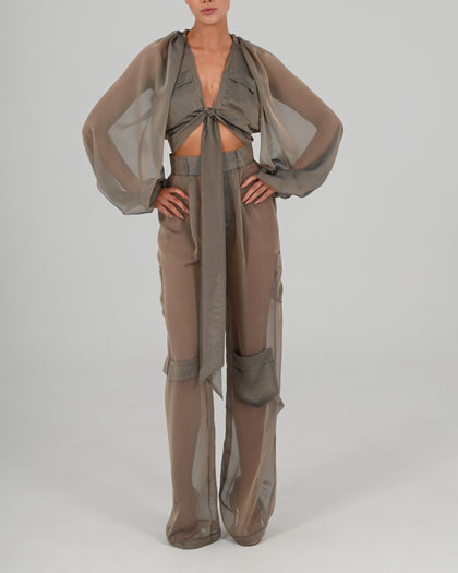 Alex High Waist Trousers in Diesel