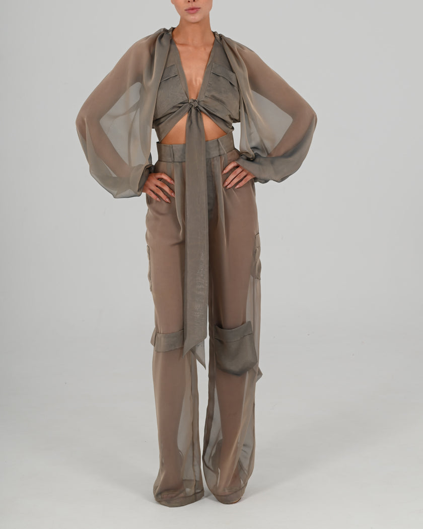 Alex High Waist Trousers in Diesel