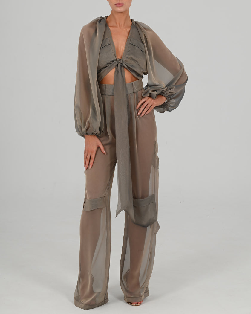 Alex High Waist Trousers in Diesel
