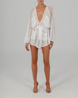 Alex Playsuit in Ivory