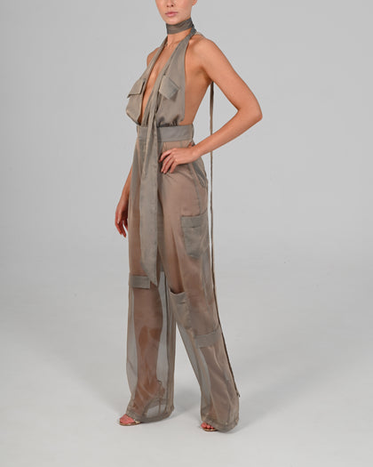 Alex Halter Jumpsuit in Diesel