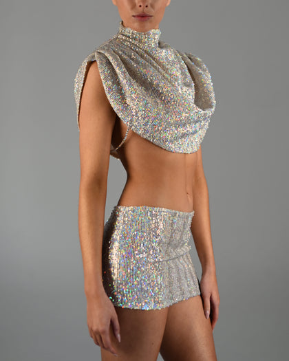 Lucinda Top in Crystal