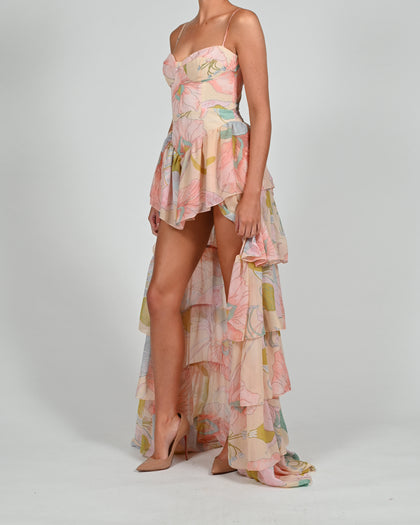 Dolce Frill Dress in Anais Print