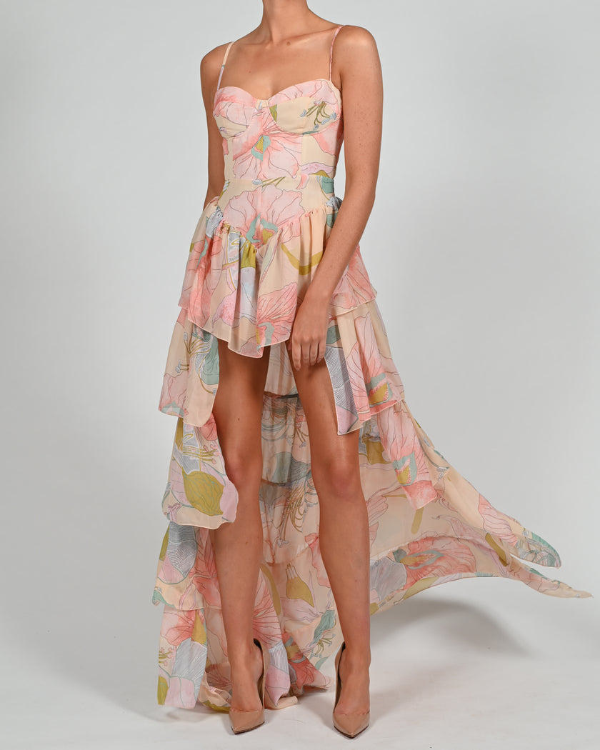 Dolce Frill Dress in Anais Print