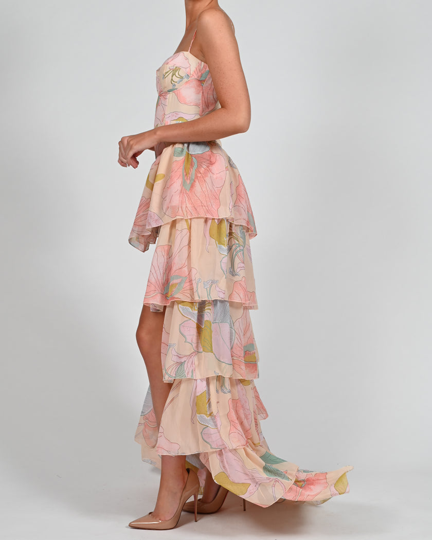 Dolce Frill Dress in Anais Print